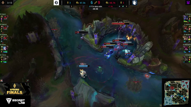 most impressive LCS baron steal