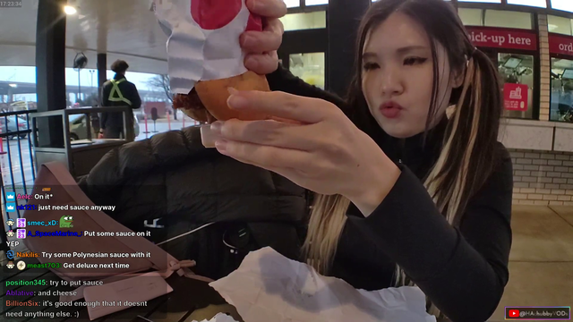 Hachubby finally finds real American food