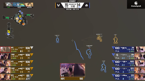 Professional Counter Strike player accidentally kills his teammate with a grenade when the enemy team is on match point