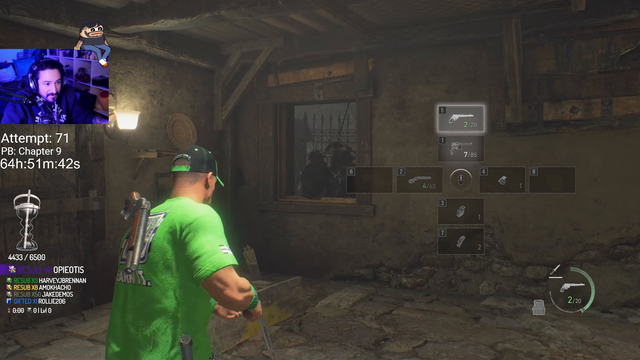 UberHaxorNova misses a revolver shot in his randomizer run