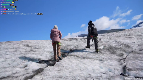 Maya and Adapt in the middle of nowhere in Alaska