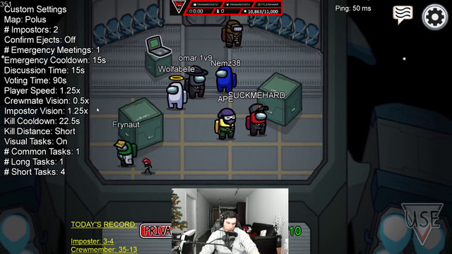 Train exposed Frynaut
