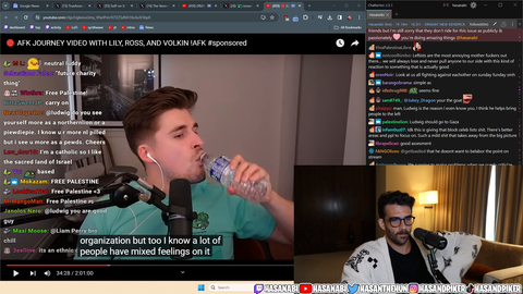 Hasan sides with his mod Frogan over insulting Ludwig