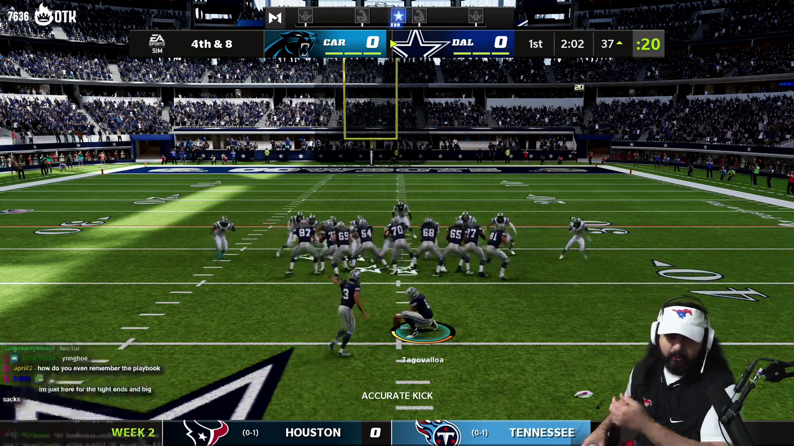 Couch Esfand with an unbelievable Field Goal!