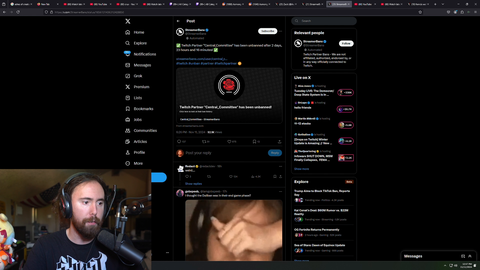 Asmongold teases spoilers for Twitch's antisemitism season finale