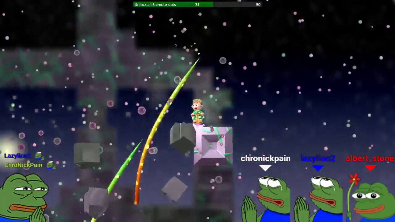 Streamer gets emotional when he beats Pogostuck