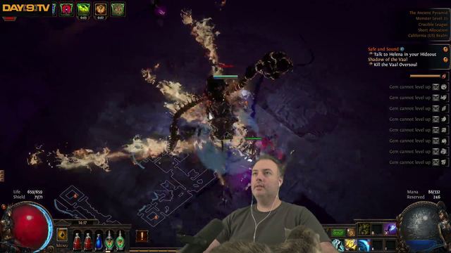 Day9 fights a boss