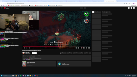 Erobb watched an old clip of him