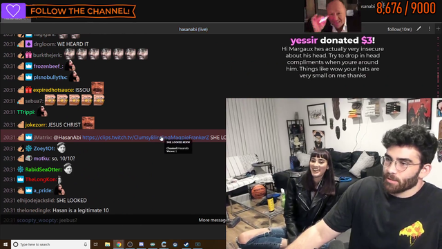 Hollywood actress creeping on Hasan gets exposed