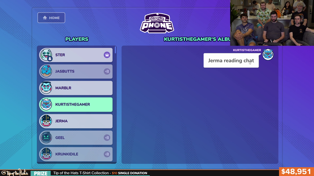 Jerma reading chat
