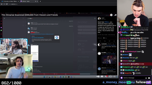 xqc is going to give lukeafk the money sliker scammed from him ($27000)