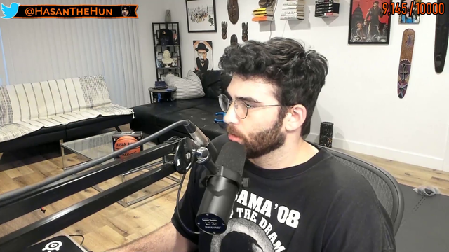 Hasan's guest doesn't know