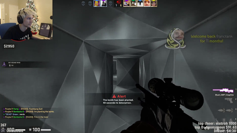 xQc makes perfect shot