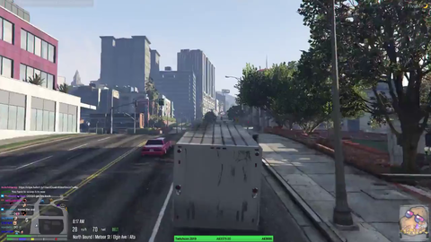 NoPixel | Scooping a police car