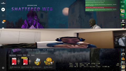 Streamer morphs into widepeepo