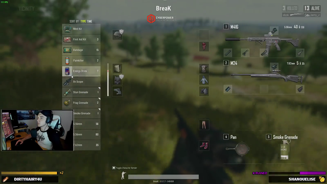 BreaK lands a decent shot