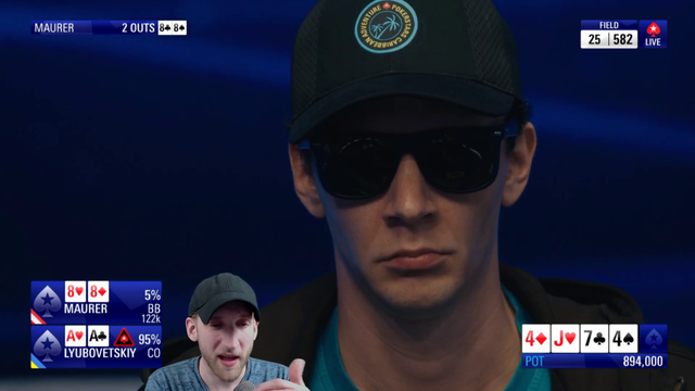 Poker Player Gets the Bad Beat