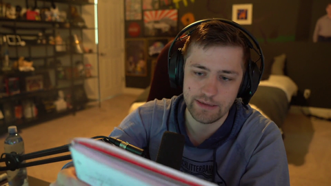 Chance reads the first line