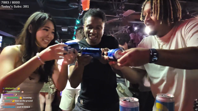 Emily Attempts to shot gun a beer