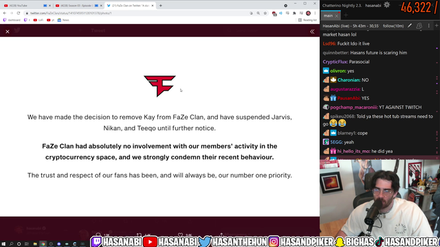 Faze Clan removes Kay and suspends Jarvis, Nikan, and Teeqo over cryptocurrency scam promotion