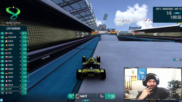 Impressive stunt in competetive TrackMania
