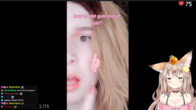 anny likes the method to remove gum out of hair