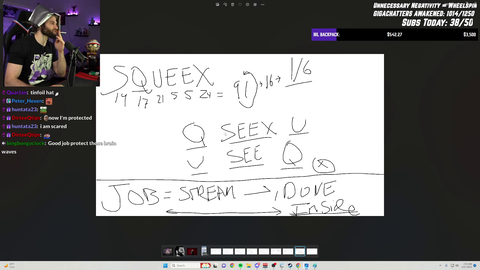 Wake uses ancient code to unlock the truth about Squeex
