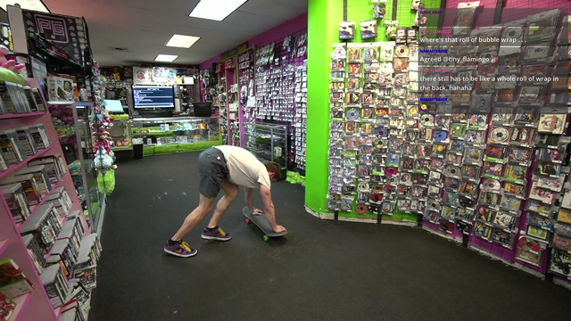 Cody mostly lands a handstand kickflip