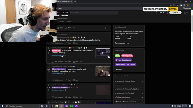 [LOUD] xQc and Poki get jump scared at the same time [LOUD]