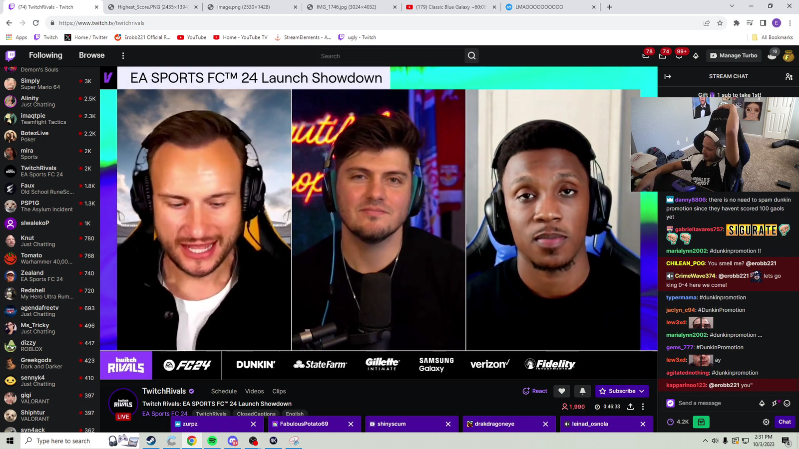 Erobb reads the logs of his most toxic chatter