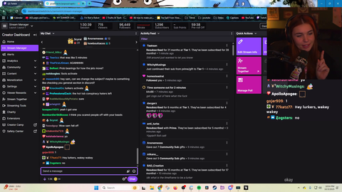 Samwitch - View Count Relative to Active Chatters