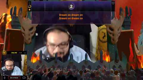 Streamer nails the high note in "Dream On"