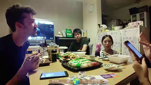 Hitchhiker has wholesome moment at dinner with japanese family