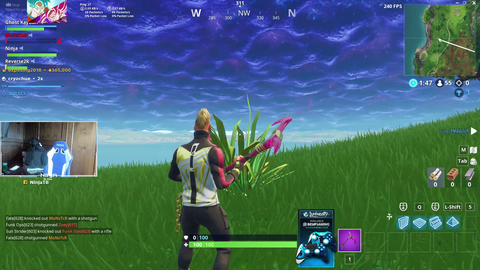 Ninja's wife ruins family friendly stream after dog poops under Ninja's chair