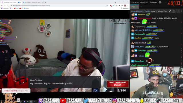 Hasan can't believe Ludwig cut him out of the thumbnail again