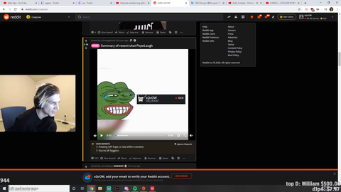 Summary of XQCs Valorant chat