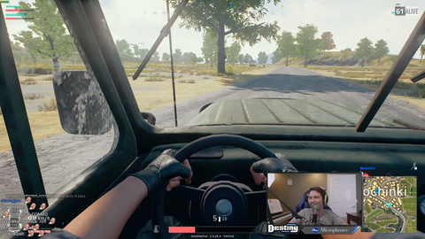 Destiny running over people in houses