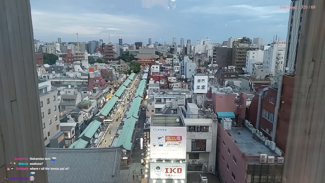 Japanese streamer showed where the hentai people are