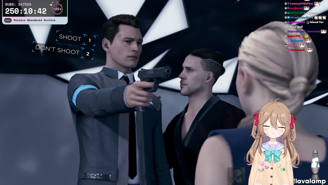 Neuro-sama cant kill another android in Detroit Become Human