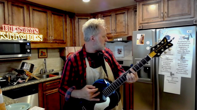 Henry gets interrupted singing his outro song