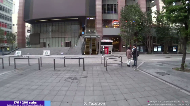 IRL Tokyo livestreamer meets friendly person with swords randomly