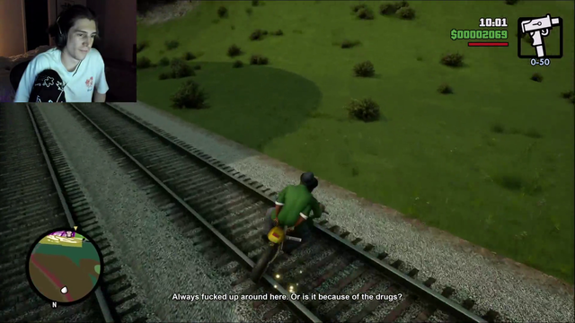 xQc beats train mission in San Andreas first try