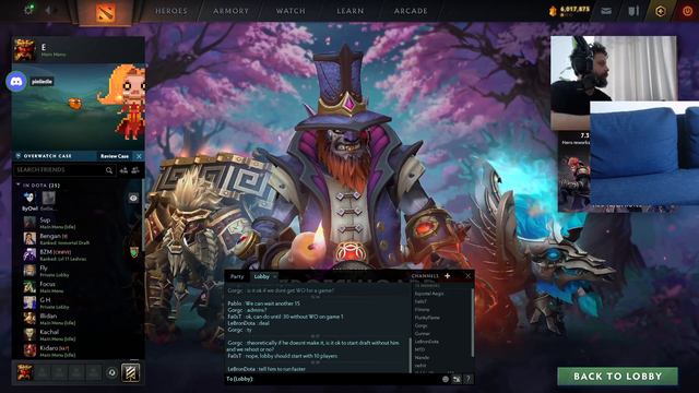 DotA 2 streamer Gorgc calls teammate's Mum because he was late to a qualifier match.