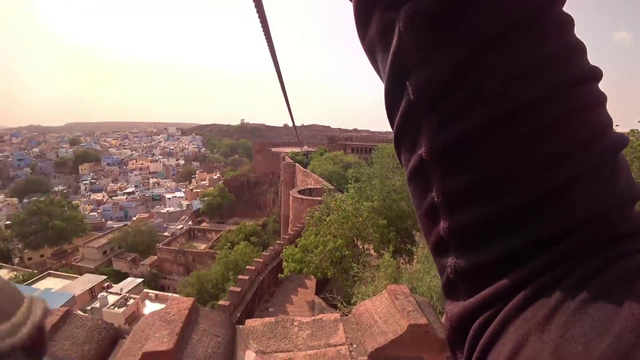 Jay Rides Crazy Zipline in Jodhpur, India