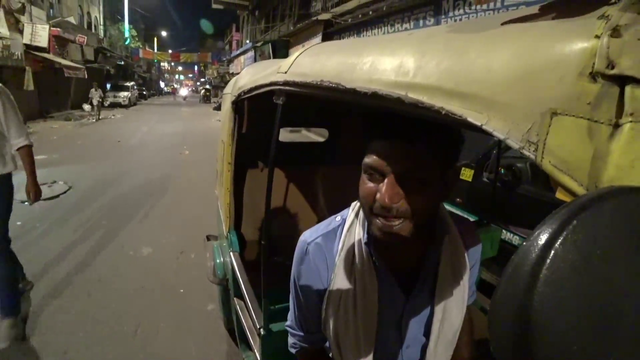 Rickshaw driver spitting rhymes