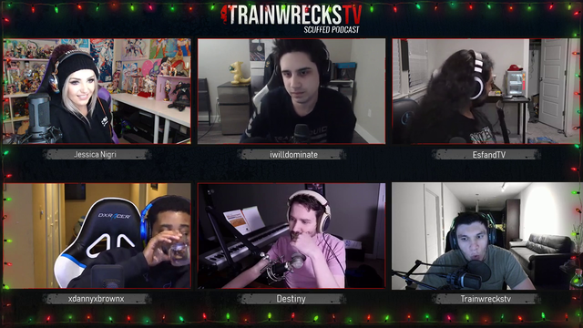 Esfand working his green screen magic