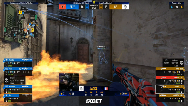 ropz WILD 4k to bring Katowice grand finals into OT
