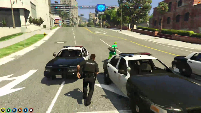 The Green Goblin steals Pred's car