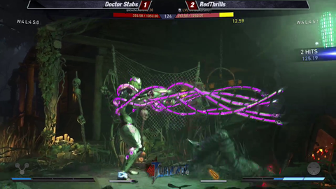 Guy sends his controller flying after losing a tournament match in Injustice 2