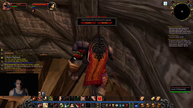 Tyler1 dies on hardcore wow